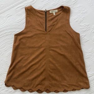 Suede Top